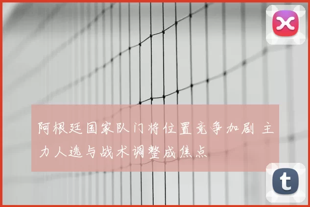 阿根廷国家队门将位置竞争加剧 主力人选与战术调整成焦点